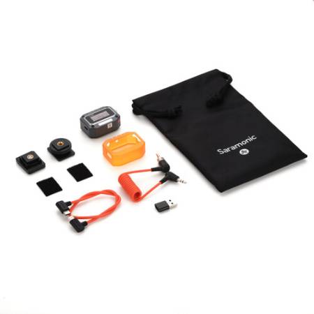 Saramonic TC-NEO - bezprzewodowy generator kodu czasowego (Timecode Sync, Bluetooth, 2.4GHz) - zawartość zestawu